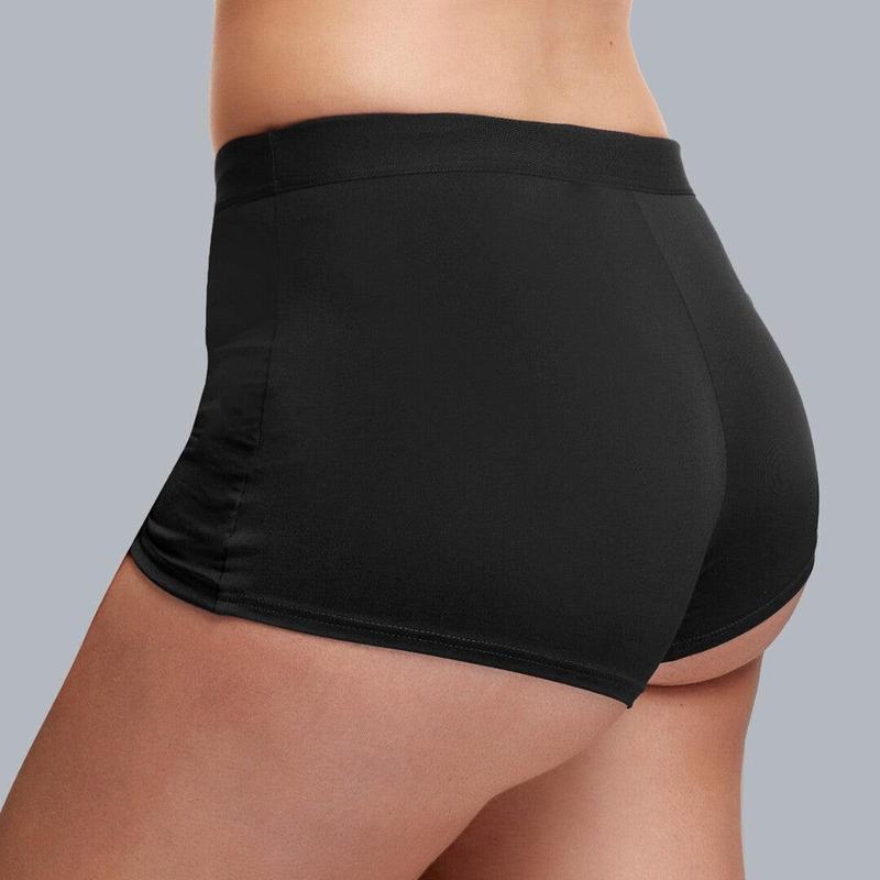 Funkita Ladies Swim Short | Still Black-Swimwear-Funkita-10-Still Black-Ashlee Grace Activewear & Swimwear Online