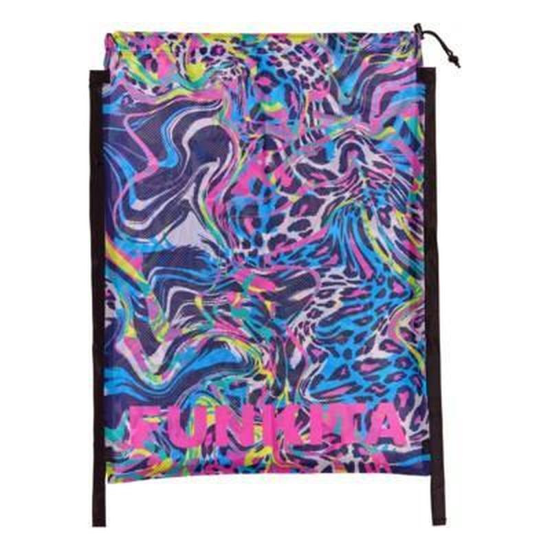 Funkita Mesh Gear Bag | Lolly Leopard-Bag-Funkita-Lolly Leopard-Ashlee Grace Activewear & Swimwear Online