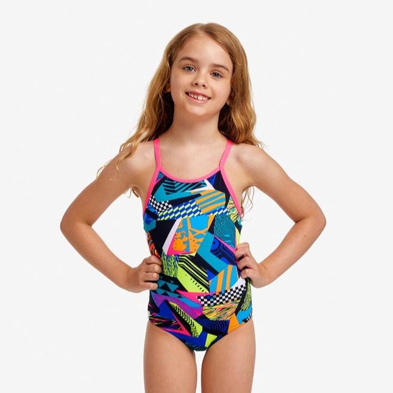 Funkita Toddler Girls Printed One Piece | Bel Air Beats-Swimwear-Funkita-2-Bel Air Beats-Ashlee Grace Activewear & Swimwear Online