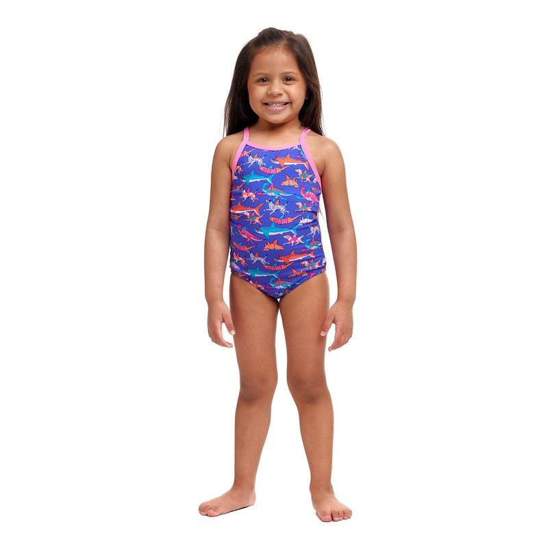 Funkita Toddler Girls Printed One Piece | Doggie Paddle-Swimwear-Funkita-3-Doggie Paddle-Ashlee Grace Activewear & Swimwear Online