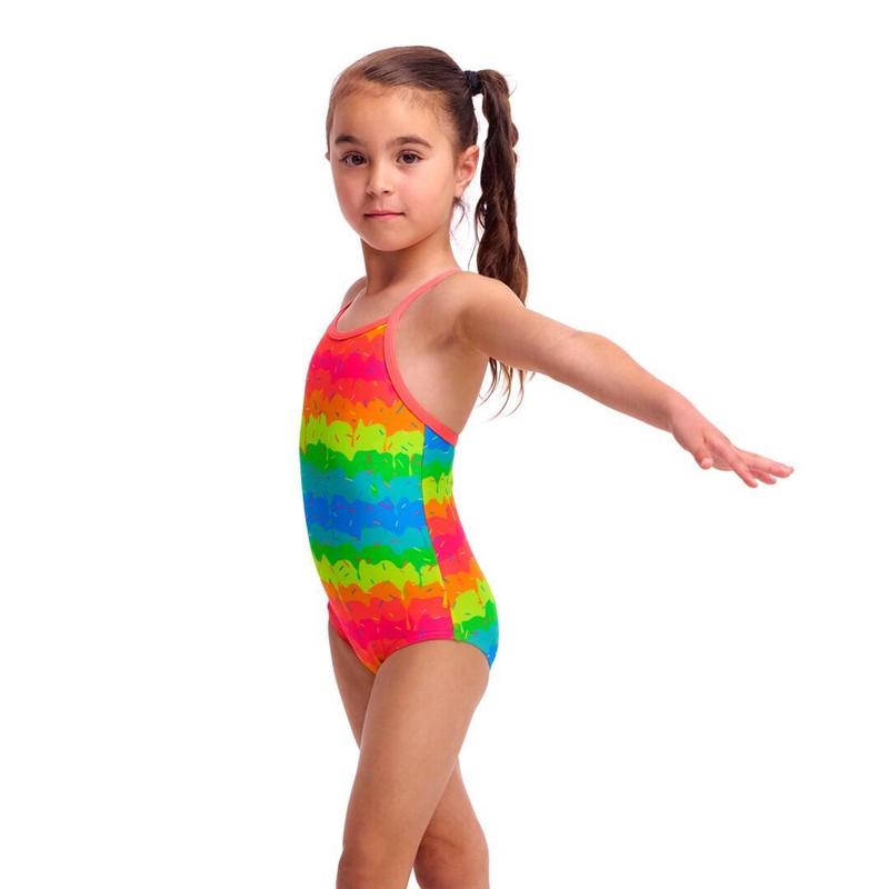 Funkita Toddler Girls Printed One Piece | Melting Mayhem-Swimwear-Funkita-2-Melting Mayhem-Ashlee Grace Activewear & Swimwear Online