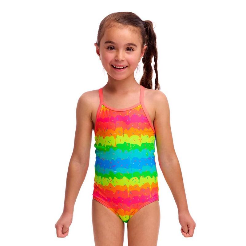 Funkita Toddler Girls Printed One Piece | Melting Mayhem-Swimwear-Funkita-2-Melting Mayhem-Ashlee Grace Activewear & Swimwear Online