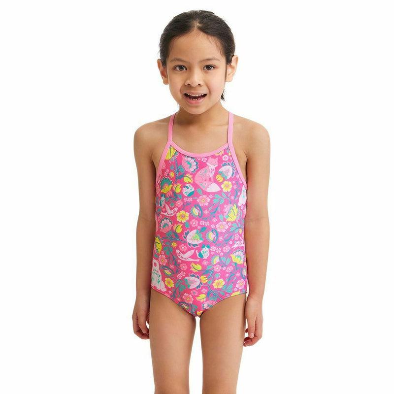 Funkita Toddler Girls Printed One Piece | Nursery Rhyme-Swimwear-Funkita-2-Nursery Rhyme-Ashlee Grace Activewear & Swimwear Online