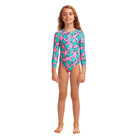 Funkita Toddler Girls Sun Cover One Piece | Paddling Pink-Swimwear-Funkita-1-Paddling Pink-Ashlee Grace Activewear & Swimwear Online