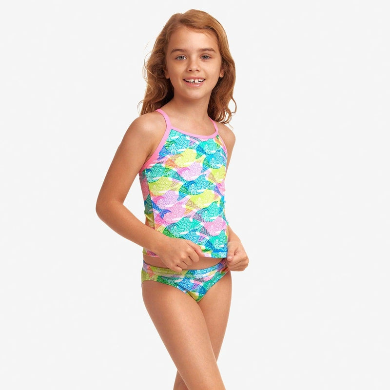 Funkita Toddler Girls Swim Steady Tankini + Brief | Pastel Porpie-Swimwear-Funkita-1-Pastel Porpie-Ashlee Grace Activewear & Swimwear Online