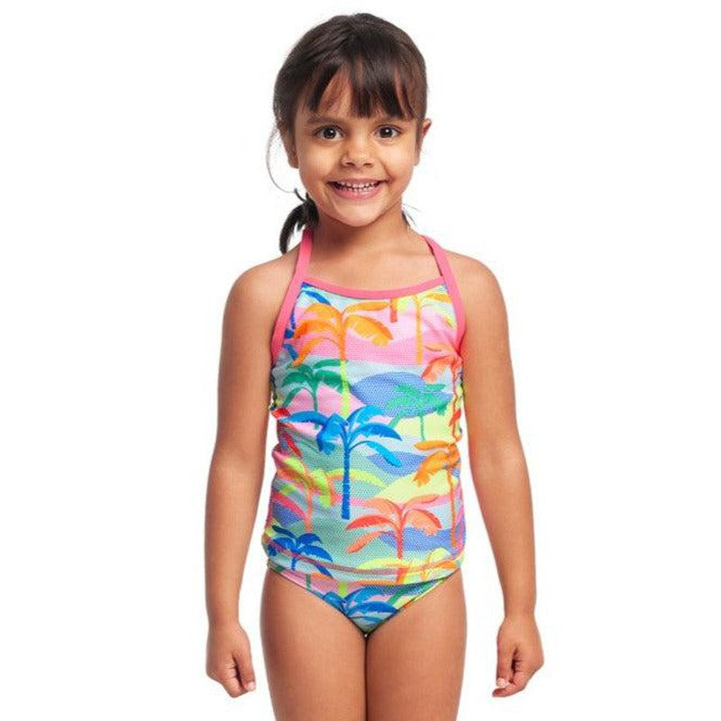Funkita Toddler Girls Swim Steady Tankini + Brief | Poka Palm-Swimwear-Funkita-1-Poka Palm-Ashlee Grace Activewear & Swimwear Online