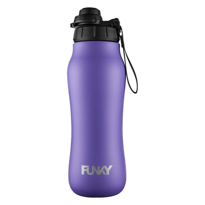 Funky Clean Stream Water Bottle-Swim Caps-Funky Trunks-Still Purple-Ashlee Grace Activewear & Swimwear Online