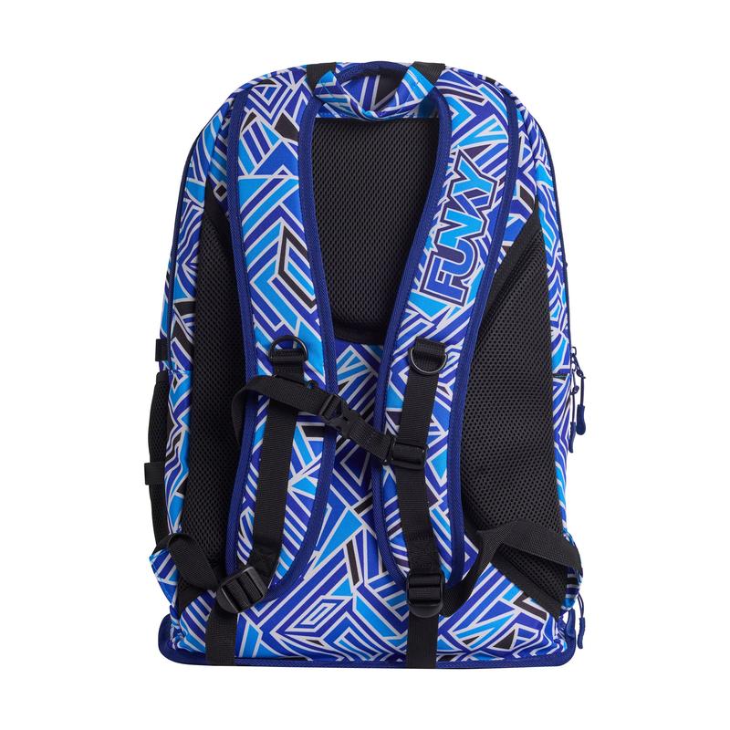 Funky Elite Squad Backpack | Blue Bits-Backpacks-Funky-Ashlee Grace Activewear & Swimwear Online