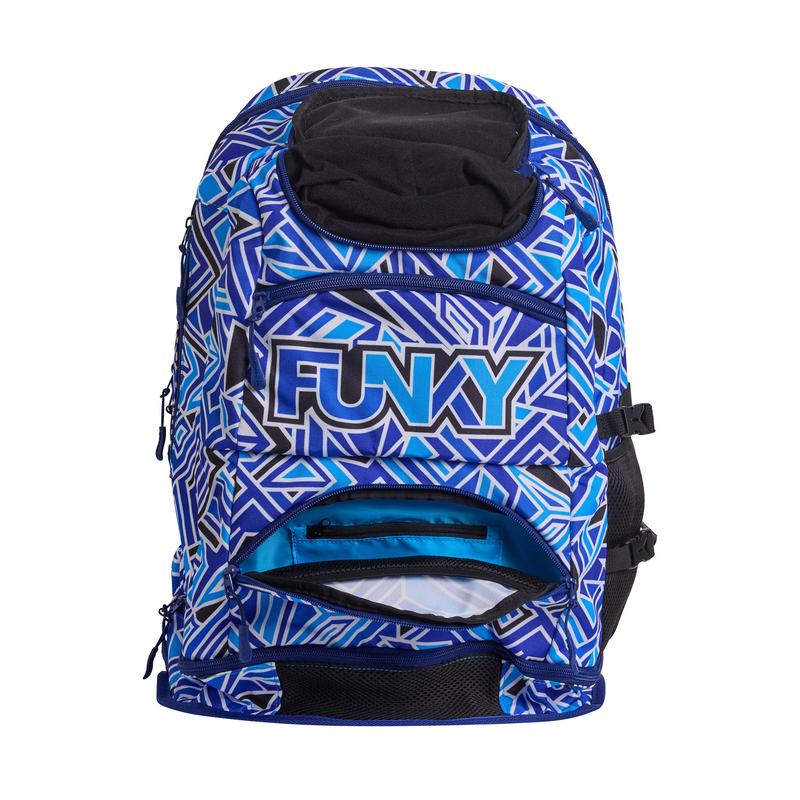 Funky Elite Squad Backpack | Blue Bits-Backpacks-Funky-Ashlee Grace Activewear & Swimwear Online