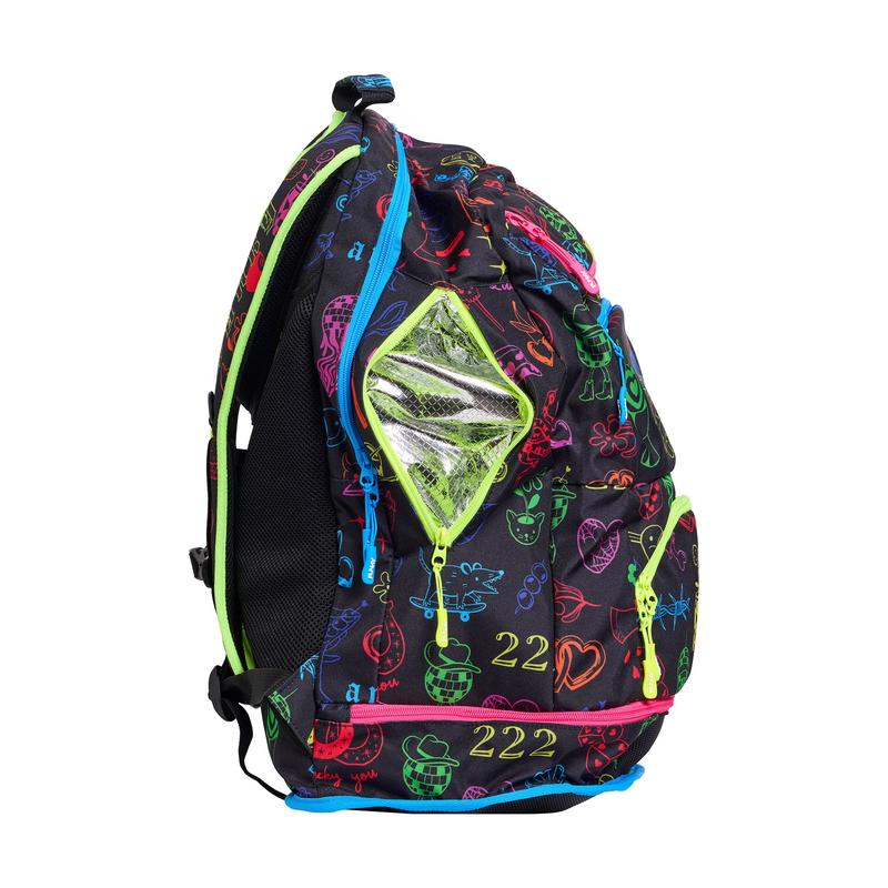 Funky Elite Squad Backpack | Doodles-Backpacks-Funkita-Ashlee Grace Activewear & Swimwear Online