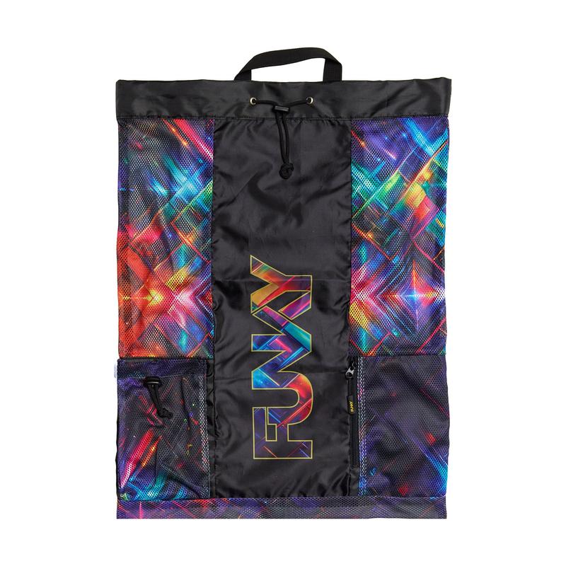 Funky Gear Up Mesh Backpack | Firefly Sparkle-Bag-Funky-Firefly Sparkle-Ashlee Grace Activewear & Swimwear Online