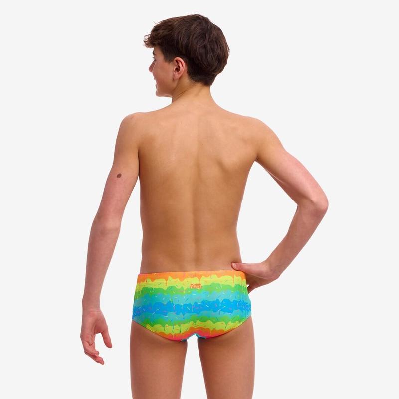 Funky Trunks Boy's Sidewinder Trunks | Melting Mayhem-Swimwear-Funky Trunks-22-Melting Mayhem-Ashlee Grace Activewear & Swimwear Online