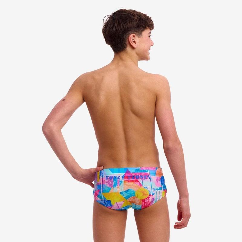 Funky Trunks Boy's Sidewinder Trunks | Pixel Paradise-Swimwear-Funky Trunks-22-Pixel Paradise-Ashlee Grace Activewear & Swimwear Online