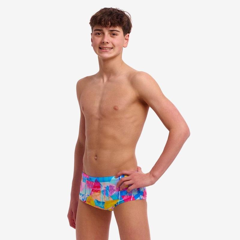 Funky Trunks Boy's Sidewinder Trunks | Pixel Paradise-Swimwear-Funky Trunks-22-Pixel Paradise-Ashlee Grace Activewear & Swimwear Online