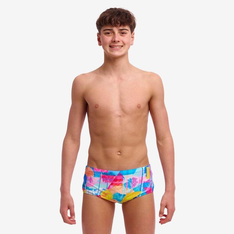 Funky Trunks Boy's Sidewinder Trunks | Pixel Paradise-Swimwear-Funky Trunks-22-Pixel Paradise-Ashlee Grace Activewear & Swimwear Online