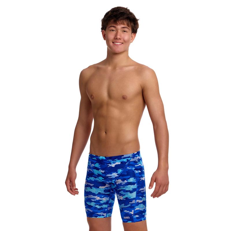 Funky Trunks Boy's Training Jammers | Clean Marine-Swimwear-Funky Trunks-22-Clean Marine-Ashlee Grace Activewear & Swimwear Online