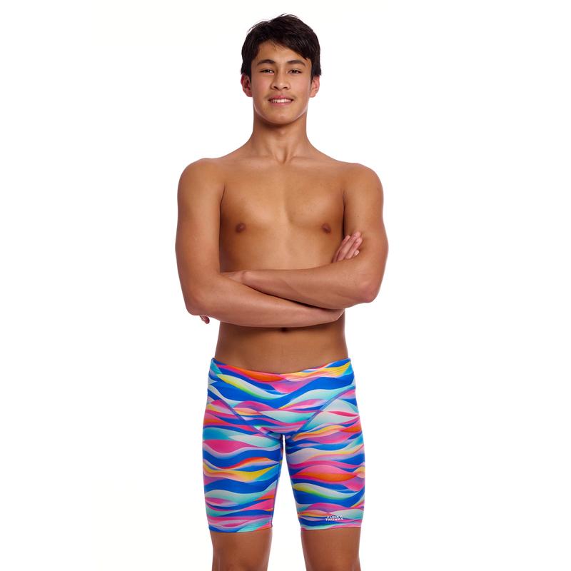 Funky Trunks Men's Fast Training Jammers | Royal Wave-Swimwear-Funky Trunks-30-Royal Wave-Ashlee Grace Activewear & Swimwear Online