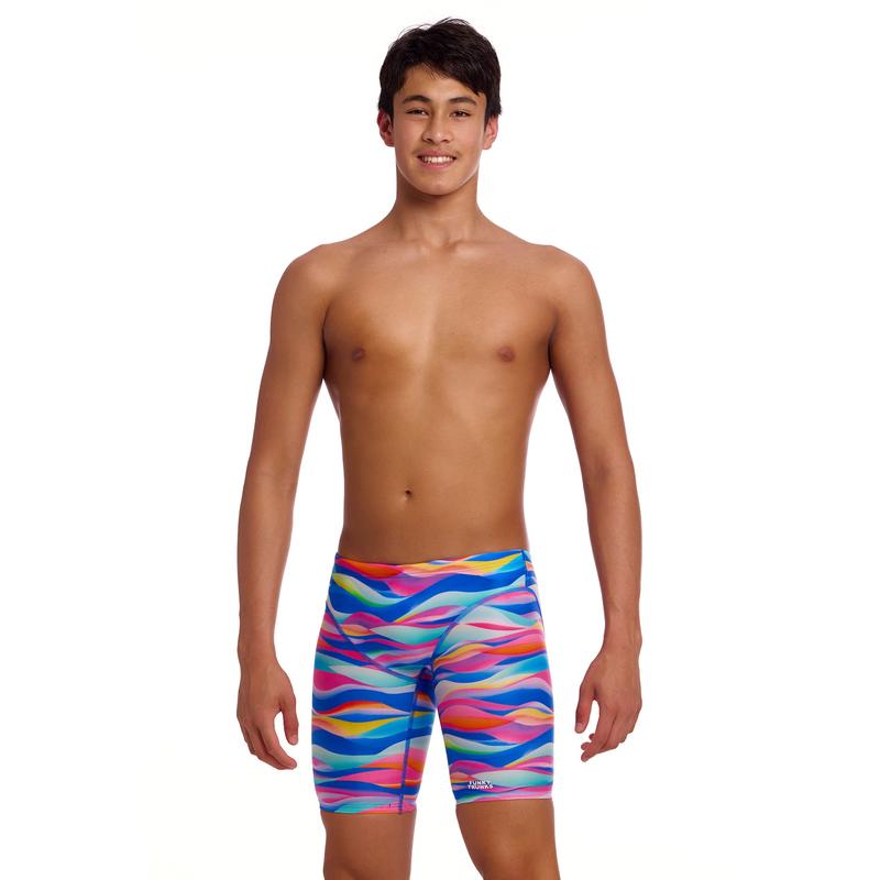 Funky Trunks Men's Fast Training Jammers | Royal Wave-Swimwear-Funky Trunks-30-Royal Wave-Ashlee Grace Activewear & Swimwear Online