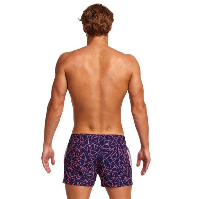Funky Trunks Mens Shorty Shorts | Serial Texter-Swimwear-Funky Trunks-XS-Serial Texter-Ashlee Grace Activewear & Swimwear Online