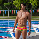 Funky Trunks Mens Sidewinder Trunks | Melting Mayhem-Swimwear-Funky Trunks-30-Melting Mayhem-Ashlee Grace Activewear & Swimwear Online