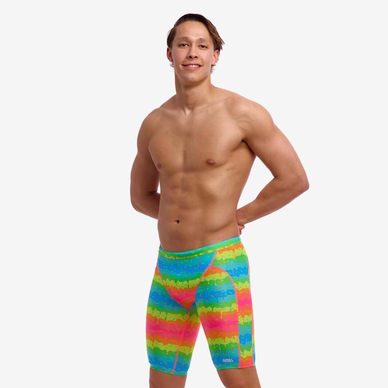 Funky Trunks Men's Training Jammers | Melting Mayhem-Swimwear-Funky Trunks-30-Melting Mayhem-Ashlee Grace Activewear & Swimwear Online