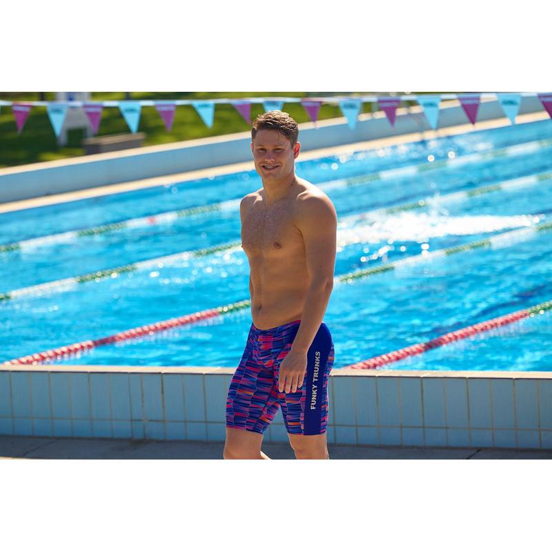 Funky Trunks Men's Training Jammers | Warped Waves-Swimwear-Funky Trunks-30-Warped Waves-Ashlee Grace Activewear & Swimwear Online