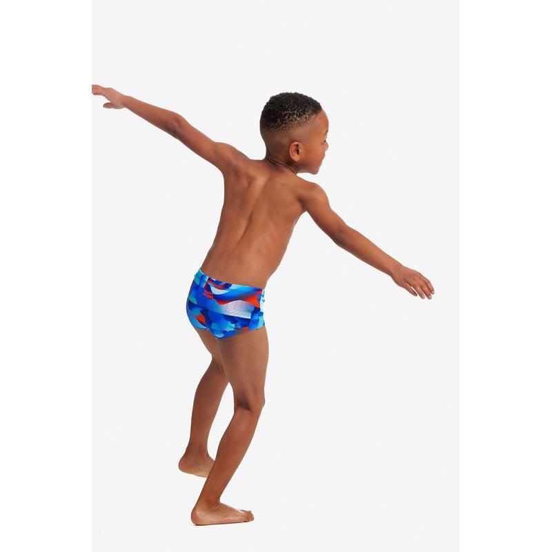 Funky Trunks Toddler Boys Printed Trunks | Battle Blue-Swimwear-Funky Trunks-1-Battle Blue-Ashlee Grace Activewear & Swimwear Online