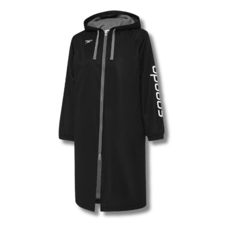 Speedo Adult Unisex Logo Deck Coat-Deck Coat-Speedo-3XS-Black-Ashlee Grace Activewear & Swimwear Online
