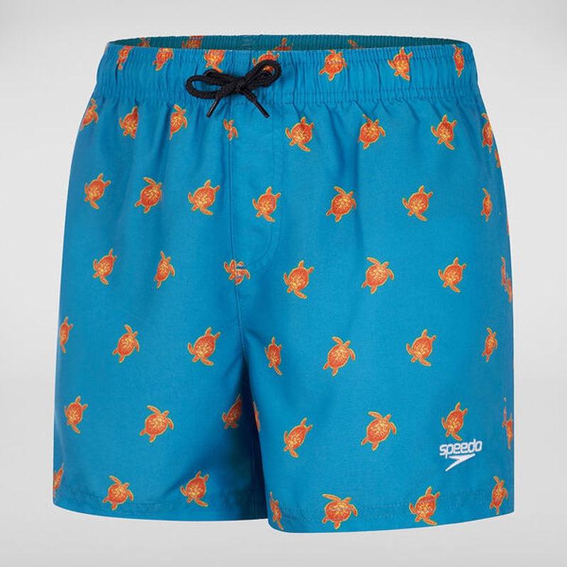 Speedo Boys Printed 15" Watershort-Swimwear-Speedo-XS-Pool/Empire Yellow/Siren Red-Ashlee Grace Activewear & Swimwear Online