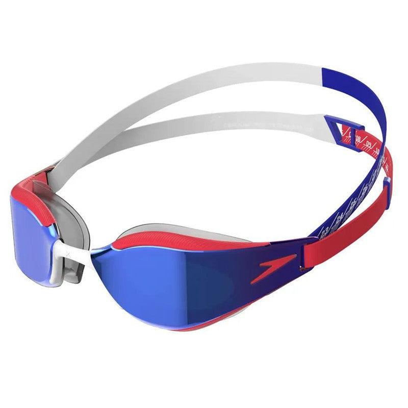 Speedo Fastskin Hyper Elite Mirror Goggle-Swim Goggles & Masks-Speedo-ONE SIZE-Watermelon/Cobalt/White-Ashlee Grace Activewear & Swimwear Online