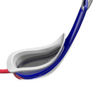 Speedo Fastskin Pure Focus Mirror Goggle-Swim Goggles & Masks-Speedo-ONE SIZE-Black/Cool Grey/Ruby-Ashlee Grace Activewear & Swimwear Online