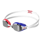 Speedo Fastskin Speedsocket 2 Mirror Goggle-Swim Goggles & Masks-Speedo-ONE SIZE-Red/White/Blue-Ashlee Grace Activewear & Swimwear Online