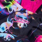 Speedo Girls Allover Splashback One Piece-Swimwear-Speedo-6-Black/Electric Pink/Indigo Glow/Hypersonic Blue/Lumo Green-8-00262415930-Ashlee Grace Activewear & Swimwear Online