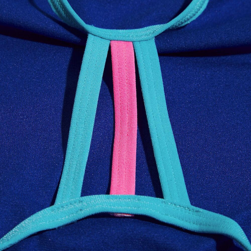 Speedo Girls Lane Line Back-Swimwear-Speedo-AU4 | GB5-6-Candy Vibe-Ashlee Grace Activewear & Swimwear Online