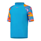 Speedo Girls Printed Short Sleeve Sun Top-Swimwear-Speedo-AU6 | GB7-8-Baja Blue/Mango/Twilight Mauve/Carrot Cake/Neon Violet-Ashlee Grace Activewear & Swimwear Online