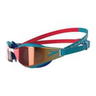 Speedo Junior Fastskin Hyper Elite Mirror Goggle-Swim Goggles & Masks-Speedo-ONE SIZE-Flame Red/Bolt/White-Ashlee Grace Activewear & Swimwear Online