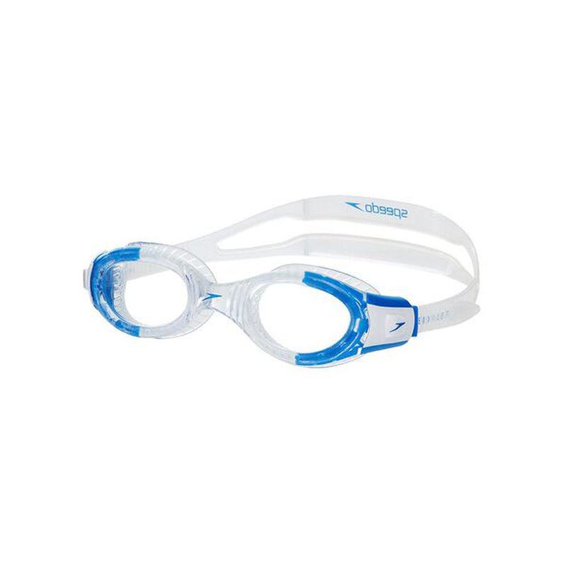 Speedo Junior Futura Biofuse Flexiseal Goggles-Swim Goggles & Masks-Speedo-ONE SIZE-Clear+White-Ashlee Grace Activewear & Swimwear Online