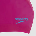 Speedo Junior Long Hair Swim Cap | Pink-Swim Caps-Speedo-ONE SIZE-Pink-Ashlee Grace Activewear & Swimwear Online
