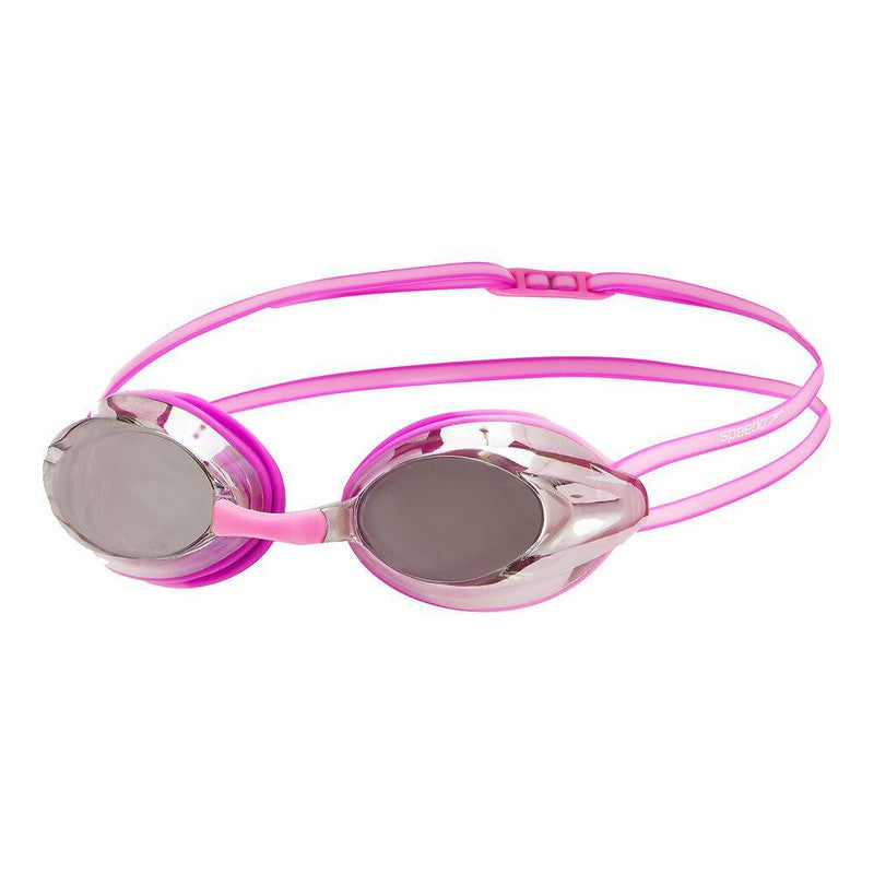 Speedo Junior Opal Mirror Goggle-Swim Goggles & Masks-Speedo-ONE SIZE-Diva/Party Pink/Pink Splash-Ashlee Grace Activewear & Swimwear Online