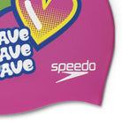 Speedo Junior Printed Silicone Cap | Be Brave-Swim Caps-Speedo-ONE SIZE-Be Brave-Ashlee Grace Activewear & Swimwear Online