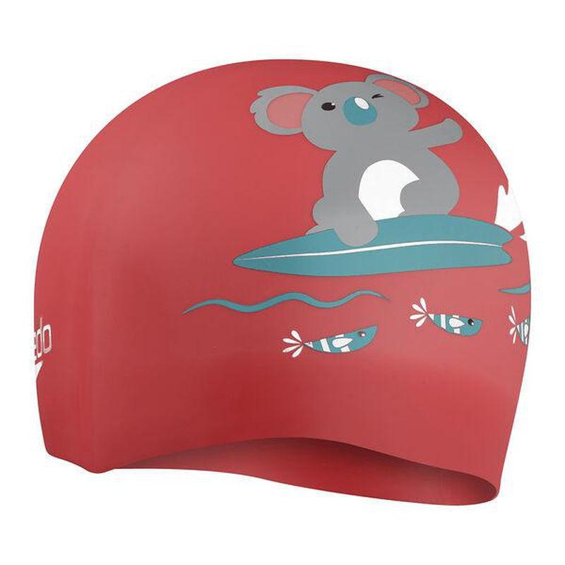 Speedo Junior Printed Silicone Cap | Koala Pesca-Swim Caps-Speedo-ONE SIZE-Koala Pesca-Ashlee Grace Activewear & Swimwear Online