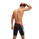 Speedo Mens Placement Digital V-Cut Jammer-Swimwear-Speedo-AU6 | GB26-Black/Sweet Purple/Harlequin Green/Watermelon-Ashlee Grace Activewear & Swimwear Online