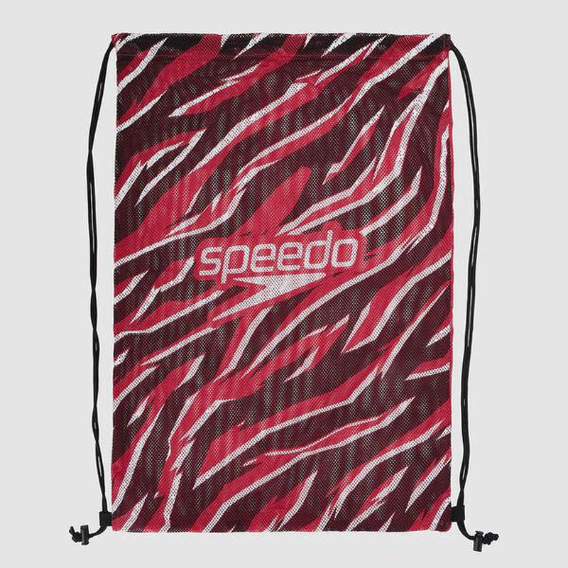 Speedo Printed Mesh Bag-Bag-Speedo-Red/White/Blue-Ashlee Grace Activewear & Swimwear Online