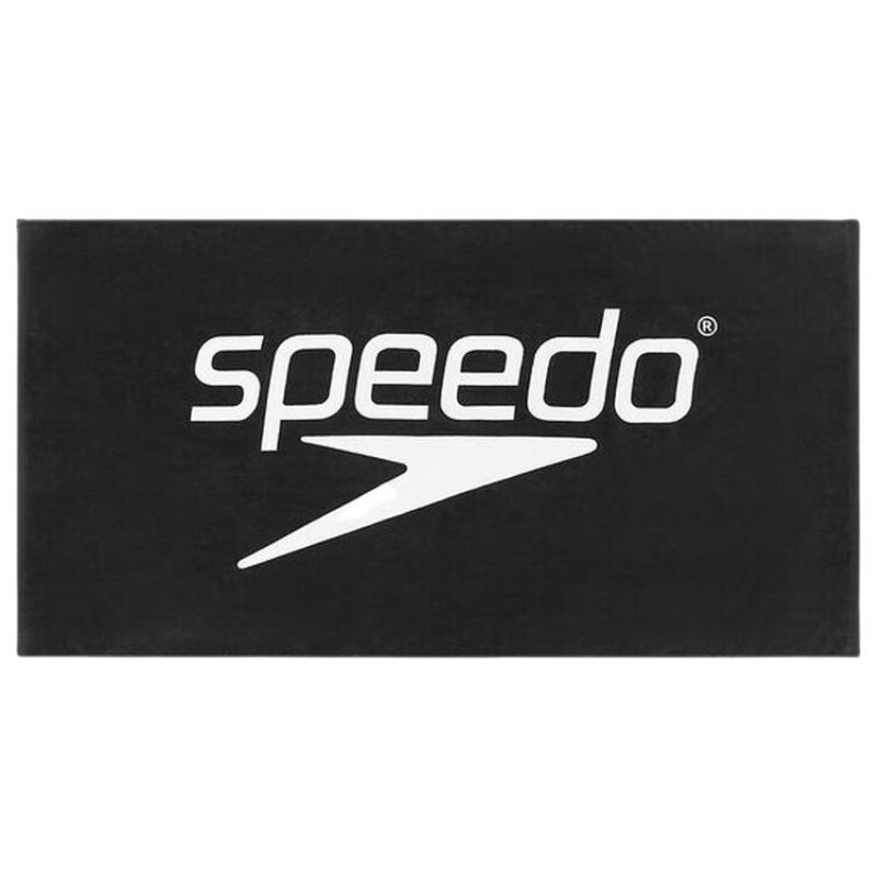 Speedo Unisex Logo Towel-Towel-Speedo-ONE SIZE-Black+White-Ashlee Grace Activewear & Swimwear Online