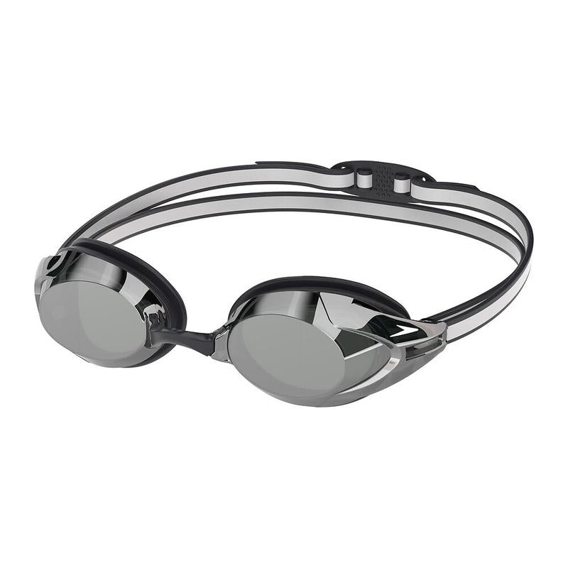 Speedo Vanquisher 3.0 Mirror Goggle-Swim Goggles & Masks-Speedo-ONE SIZE-Black/Smoke/Silver Mirror-Ashlee Grace Activewear & Swimwear Online