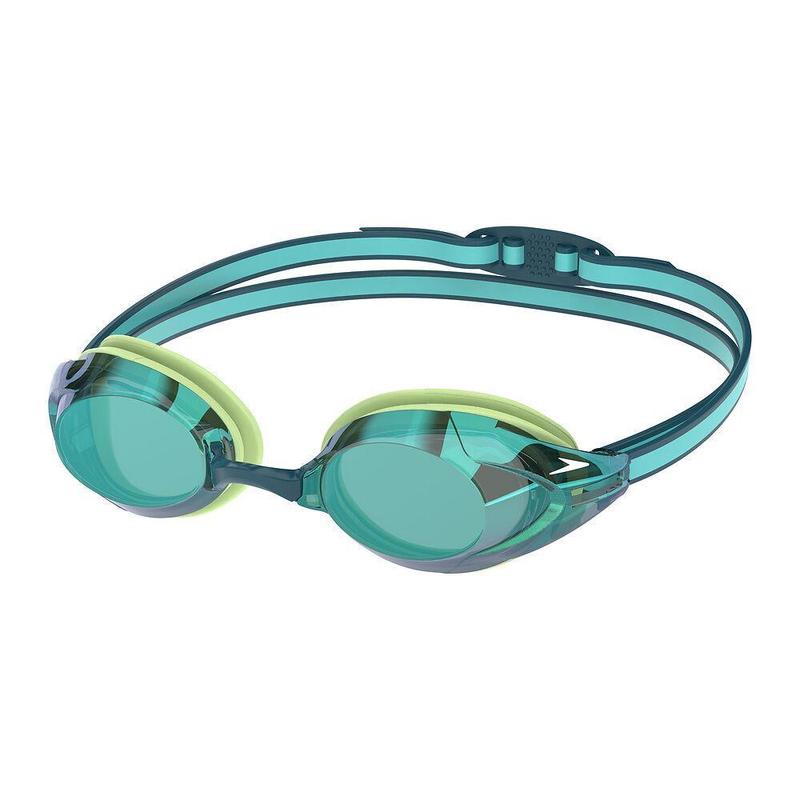 Speedo Vanquisher 3.0 Mirror Goggle-Swim Goggles & Masks-Speedo-ONE SIZE-Succulent/Steel/Emerald Mirror-Ashlee Grace Activewear & Swimwear Online
