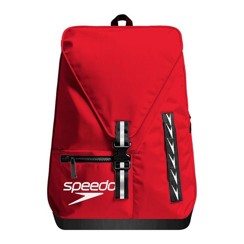 Speedo Vanquisher Bag 35L-Backpacks-Speedo-High Risk Red-Ashlee Grace Activewear & Swimwear Online