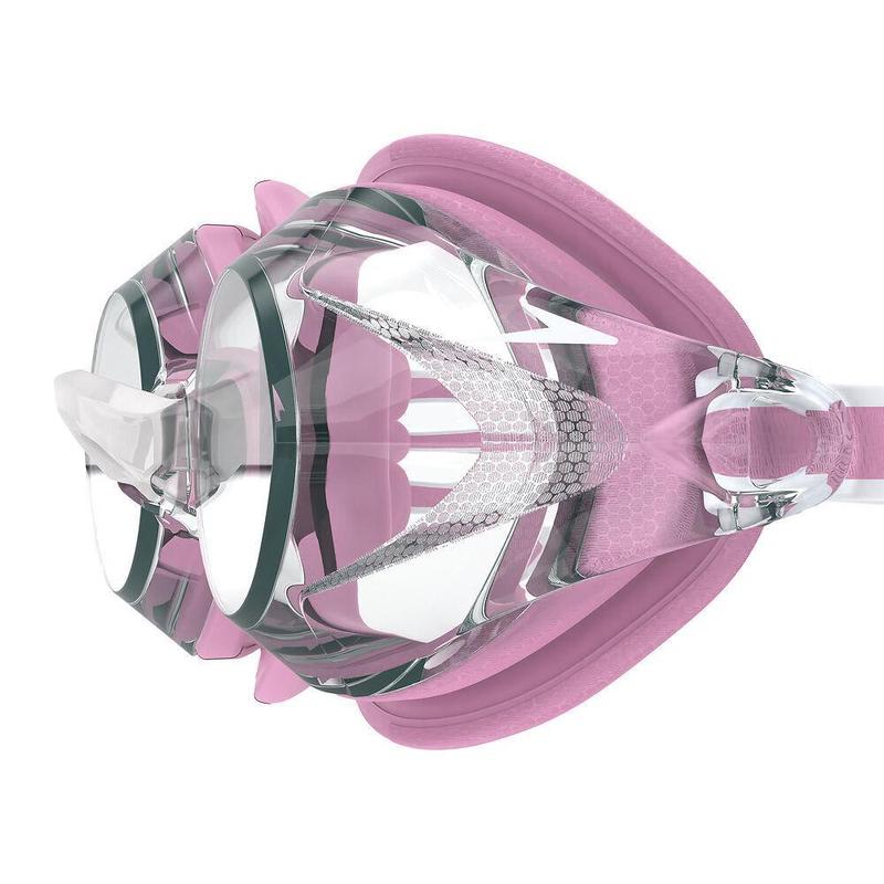 Speedo Womens Vanquisher 3.0 Goggle-Swim Goggles & Masks-Speedo-ONE SIZE-Funny Pink/Clear-Ashlee Grace Activewear & Swimwear Online