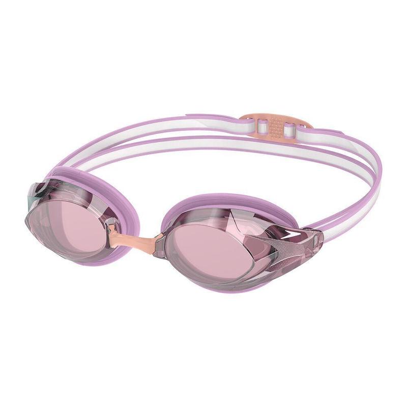Speedo Womens Vanquisher 3.0 Mirror Goggle-Swim Goggles & Masks-Speedo-ONE SIZE-Peony Pink/Vermillion/Silver Mirror-Ashlee Grace Activewear & Swimwear Online