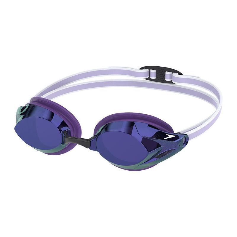 Speedo Womens Vanquisher 3.0 Mirror Goggle-Swim Goggles & Masks-Speedo-ONE SIZE-Purple Haze/Iris/Silver Mirror-Ashlee Grace Activewear & Swimwear Online